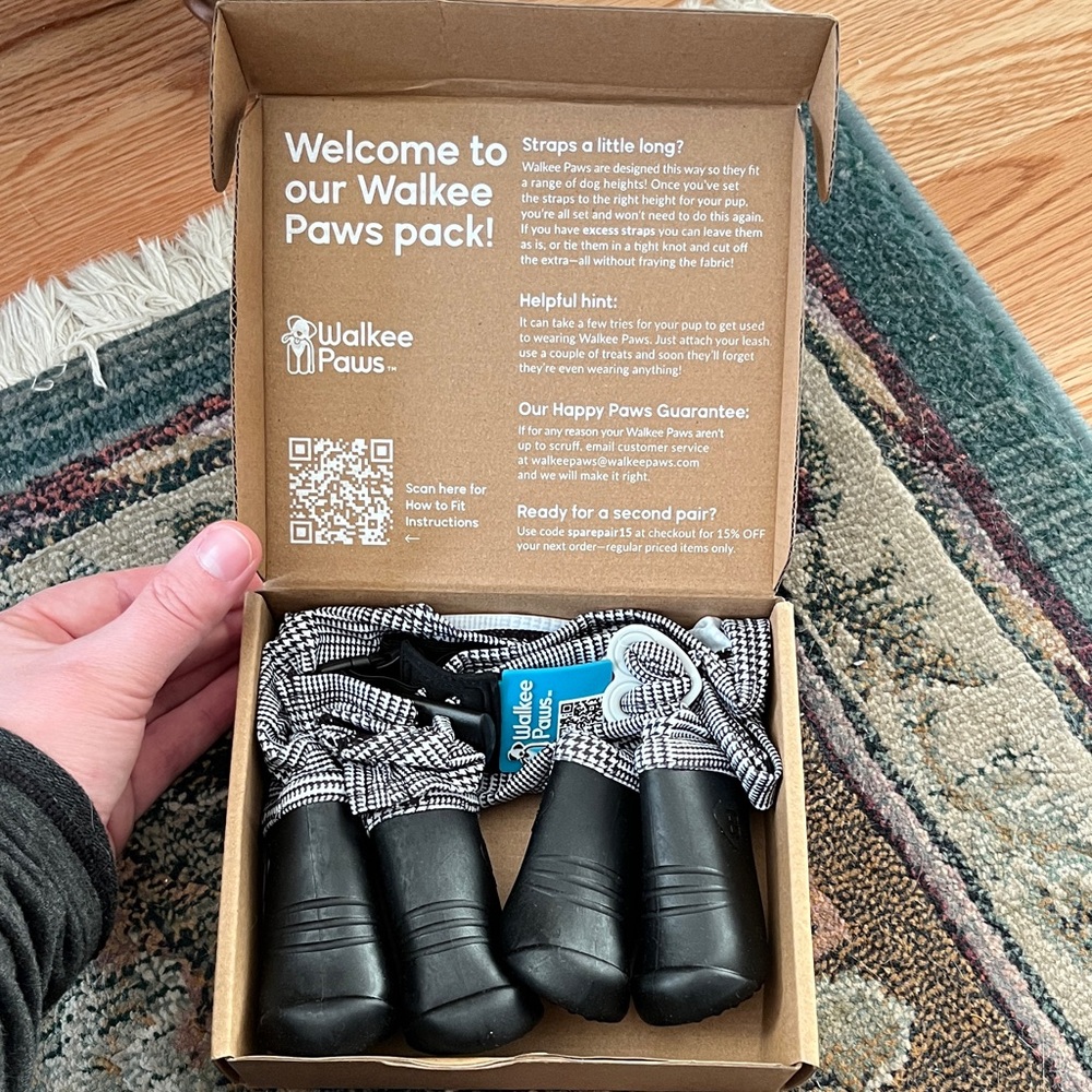Walkee Paws Easy-On Deluxe Dog Boots